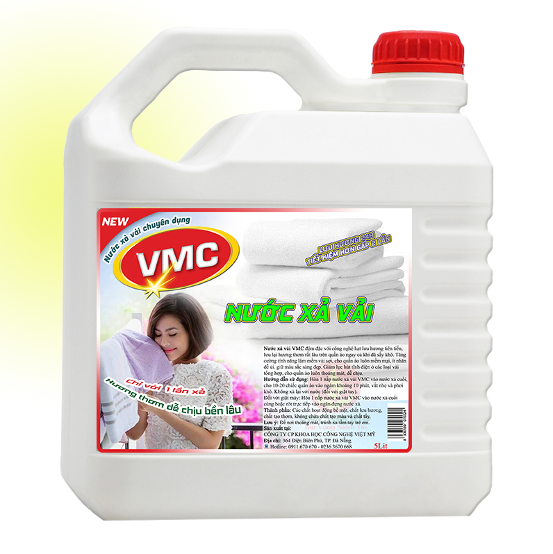 Nước xả vải vmc can 5lit