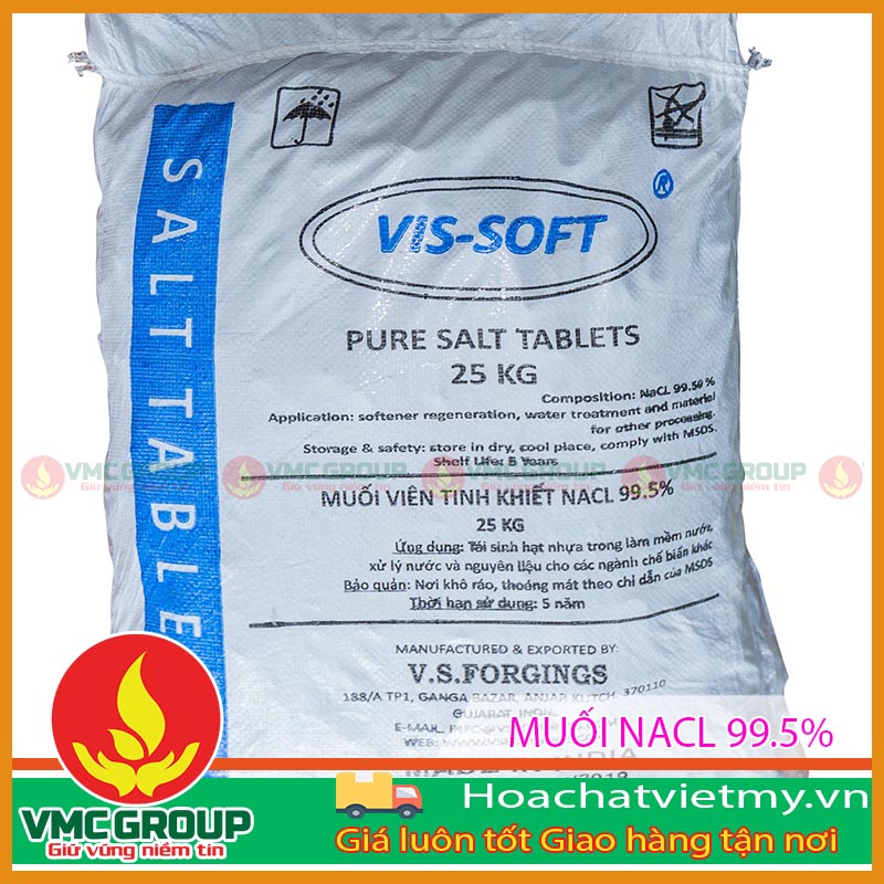 MUỐI VIÊN TINH KHIẾT NACL 99.5% ẤN ĐỘ MUỐI VIÊN TINH KHIẾT NACL 99.5% ẤN ĐỘ